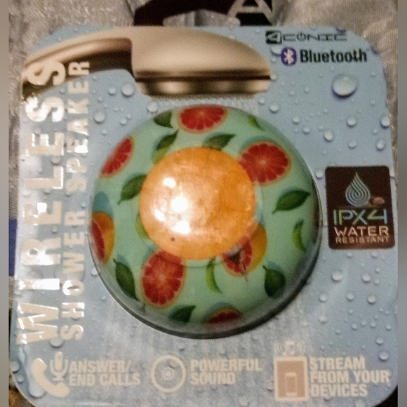 NEW Aconic Bluetooth IPX4 Water Resistant Speaker - Picture 1 of 3